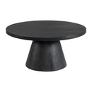 Portland 2PC Occasional Table Set in Black-Coffee Table & End Table - Michael's Discount Furniture