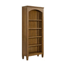 Portico Open Bookcase in Brown Oak - Michael's Discount Furniture