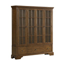 Phillipe Complete Curio in Cherry - Michael's Discount Furniture