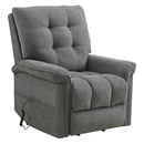 Pecos Power Motion Lift Chair in 15337-2 Ribbit Charcoal - Michael's Discount Furniture