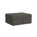 Options One Storage Ottoman in Palmer Plus Ash - Michael's Discount Furniture