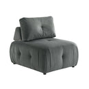 Nahla Modular Chair in Marine Light Grey - Michael's Discount Furniture