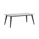 Marlene Standard Height Dining Set in Black-Table and Four Chairs - Michael's Discount Furniture