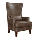 Kori (724) Chair w/Chrome Nails In Sierra Toffee - Michael's Discount Furniture