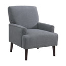 Kiwi Chair in 8077 Boucle Grey & Espresso - Michael's Discount Furniture