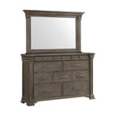 Kings Court Dresser & Mirror in Grey - Michael's Discount Furniture