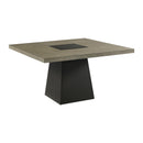 Jemma Standard Height Dining Set in Grey-Square Table and Four Chairs - Michael's Discount Furniture