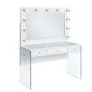 Jacey Complete Dressing Table with Lightbulbs - Michael's Discount Furniture