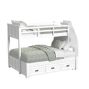Hampton Kids Over Bunk with Staircase and Trundle Bedroom Set - Michael's Discount Furniture