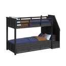 Hampton Kids Over Bunk with Staircase and Trundle - Michael's Discount Furniture