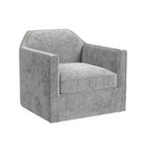 Hamlin Swivel Chair in Beamer Cement - Michael's Discount Furniture