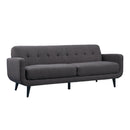 Hadley Sofa & Loveseat Set in Charcoal - Michael's Discount Furniture