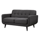 Hadley 4480 KD Love Seat Heirloom Charcoal w/No Pillows - Michael's Discount Furniture