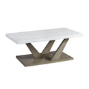 Greta Rectangular Coffee Table in grey - Michael's Discount Furniture