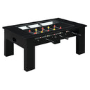 Giga Foosball Table (SSG-110601) Black Foosball Table - Michael's Discount Furniture