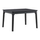 Garcia 5PC Dining Set with Table and 4 Chairs in Black - Michael's Discount Furniture
