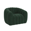 Flamingo Swivel Chair in Ching Hunter Green - Michael's Discount Furniture