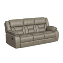 Engage Motion Sofa with DDT, Drawer and PWS in Corral Grey - Michael's Discount Furniture