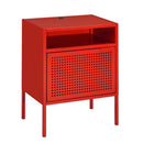 Ember Nightstand (C-1094) RED NIGHTSTAND W/ USB - Michael's Discount Furniture