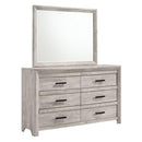 Ellen Dresser & Mirror Set White - Michael's Discount Furniture