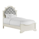 Eastwood Youth UPH Bed in Off-White - Michael's Discount Furniture