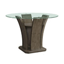 Dapper Grey Round Counter Table - Michael's Discount Furniture
