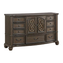 Brunswick 7-Drawer Dresser in Mahogany - Michael's Discount Furniture