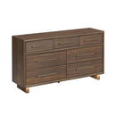 Brisbane Dresser with LED in Brown - Michael's Discount Furniture