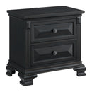 Bridgestone 2-Drawer Nightstand with USB - Michael's Discount Furniture