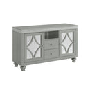 Avril 60" TV Stand in Silver - Michael's Discount Furniture