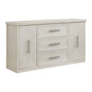 Avalanche Server in Antique White - Michael's Discount Furniture