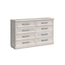 Avalanche 8-Drawer Dresser in Antique White - Michael's Discount Furniture
