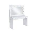 Ariana Complete Dressing Table with Lightbulbs - Michael's Discount Furniture