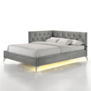 Amberley UPH Corner Bed with LED and USB - Michael's Discount Furniture