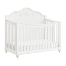 Alana Crib with Guardrails in White - Michael's Discount Furniture