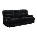 Admiral 2PC Living Room Set in Masis Black-Sofa & Loveseat - Michael's Discount Furniture