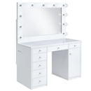 Amia Complete Dressing Table with Lightbulbs - Michael's Discount Furniture