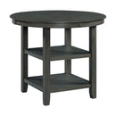 Amherst Counter Height Dining Set in Grey-Table & Four PU Chairs - Michael's Discount Furniture
