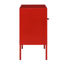 Ember Nightstand (C-1094) RED NIGHTSTAND W/ USB - Michael's Discount Furniture