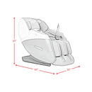 Embrace Massage Chair in Charcoal PU - Michael's Discount Furniture
