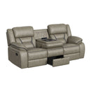 Engage Motion Sofa with DDT, Drawer and PWS in Corral Grey - Michael's Discount Furniture
