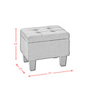 Ethan 3Pk Storage Bench with 2 Ottoman in Heirloom Blue (ISTA3A) - Michael's Discount Furniture