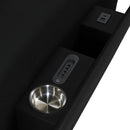 Euphora P3 Power Glider Recliner W/Heat & Massage, Music, Ipad holder W/wireless charger and USBC in Aline Black - Michael's Discount Furniture