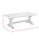 Finn Trestle Base Coffee Table - Michael's Discount Furniture