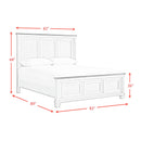Farmington Panel Bedroom Set in Medium Brown and Washed Stone