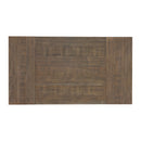 Farmington Standard Height Dining Set in Medium Brown and Washed Stone-Rectangular Table and Four Chairs - Michael's Discount Furniture