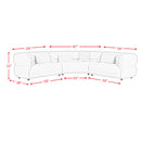 Four Seasons LHF Loveseat in Woolen Camel with 2 Pillows - Michael's Discount Furniture