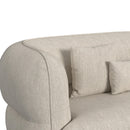 Four Seasons Sectional Set in Woolen Camel with 6 Pillows - Michael's Discount Furniture