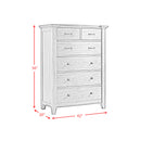 Gage 6-Drawer Chest in Chestnut - Michael's Discount Furniture