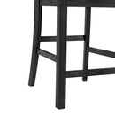 Garcia 5PC Counter Set with Table and 4 Chairs in Black - Michael's Discount Furniture